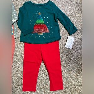 Winter/Christmas baby girl lot
